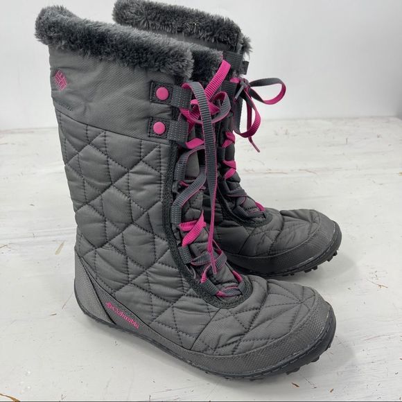 Columbia Snow 200 grams Gray Quilted Omni-Heat boots 6 - Picture 8 of 8